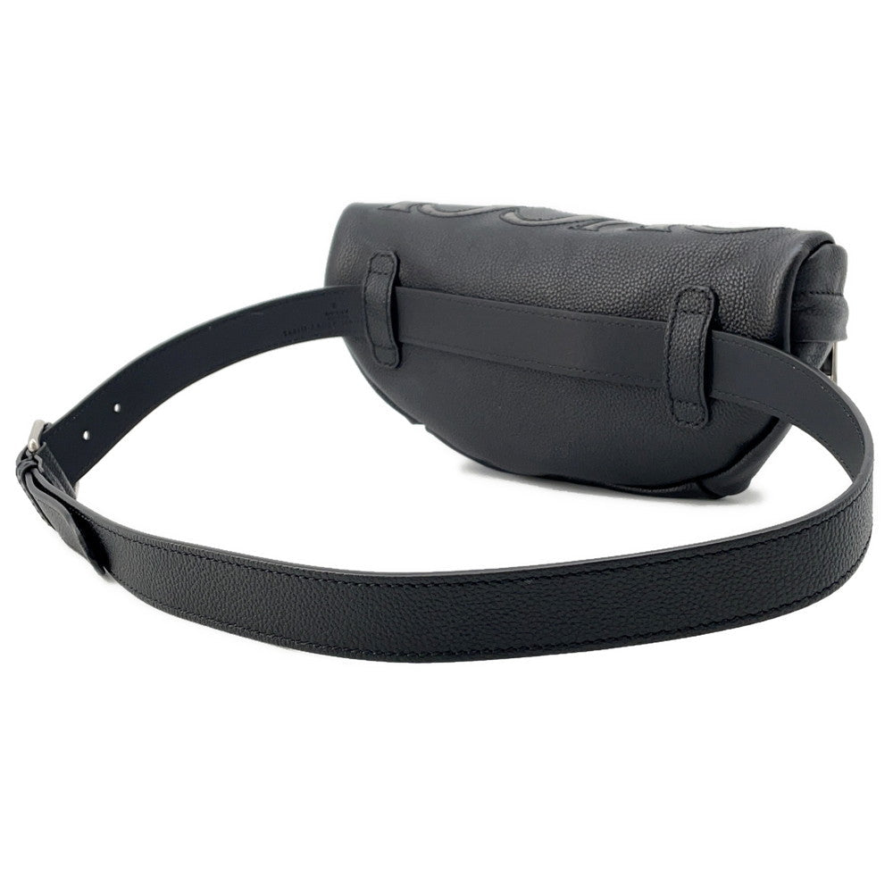 GUCCI ?Inlay logo belt bag أسود768111 جلد