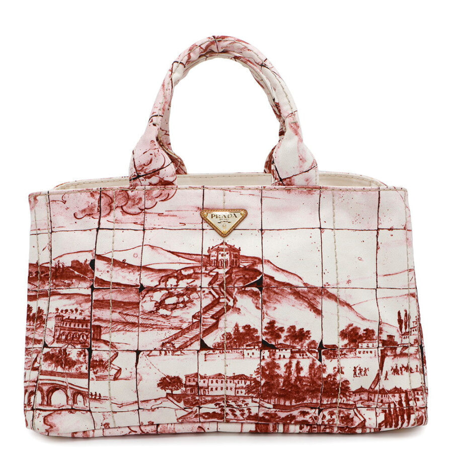Prada Tote white bag – front view