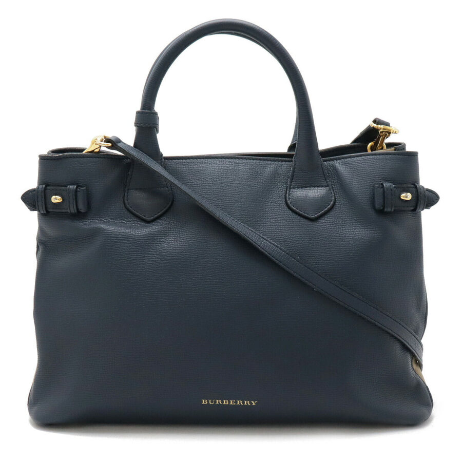 Burberry Leather Banner 2way Bag | Studio Nafay