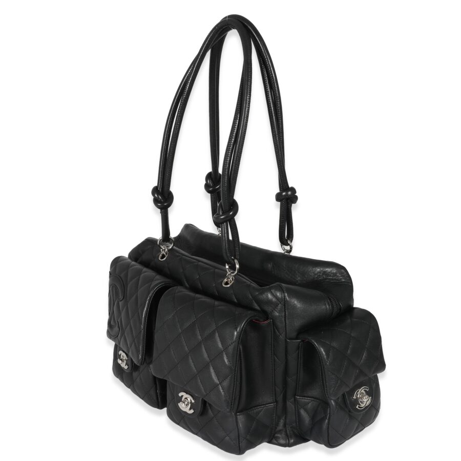 Chanel handbag black – front view