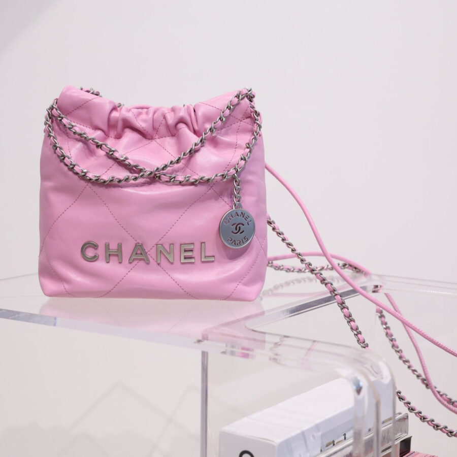 Louis Vuitton Hobo pink bag – front view