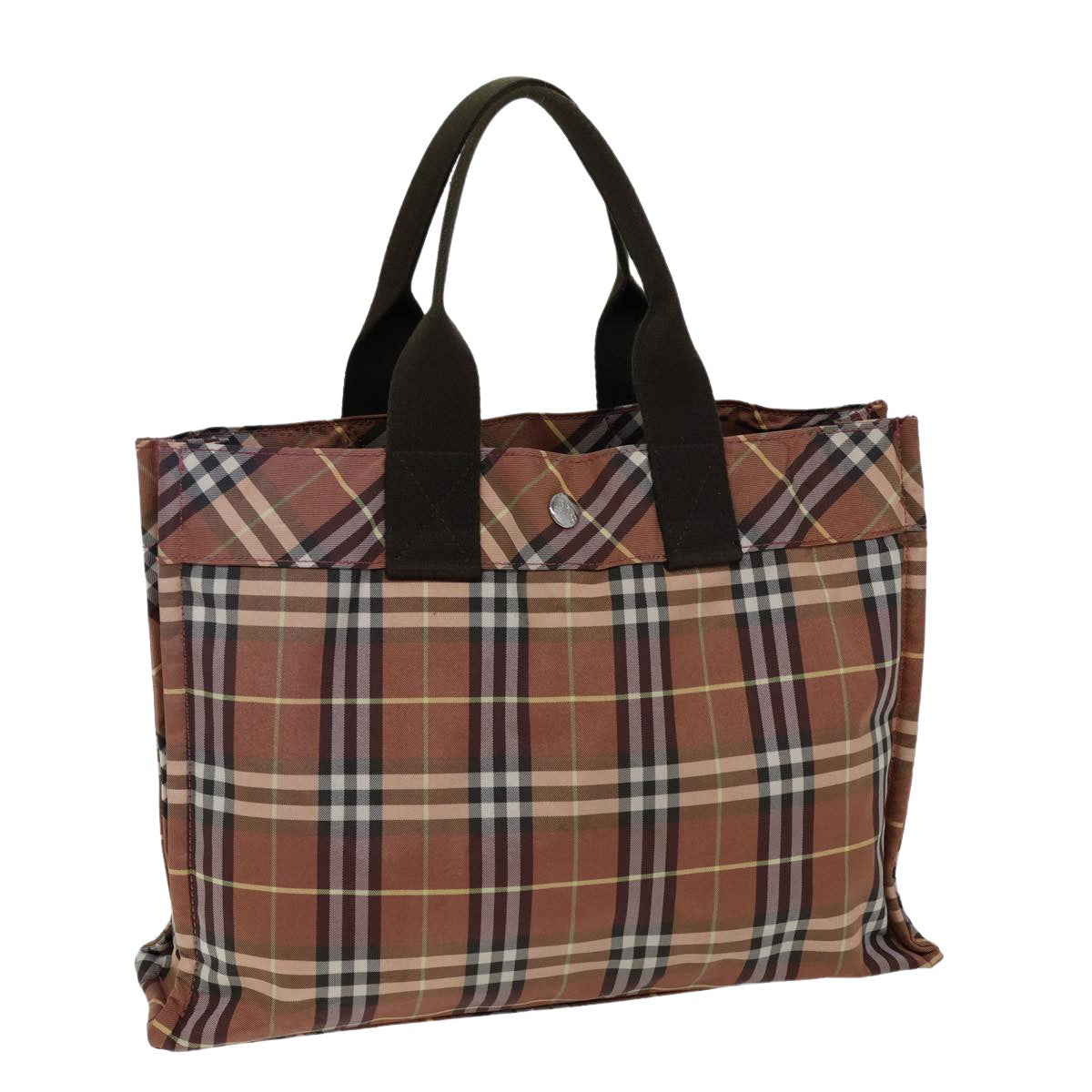BURBERRY أزرق Label Tote