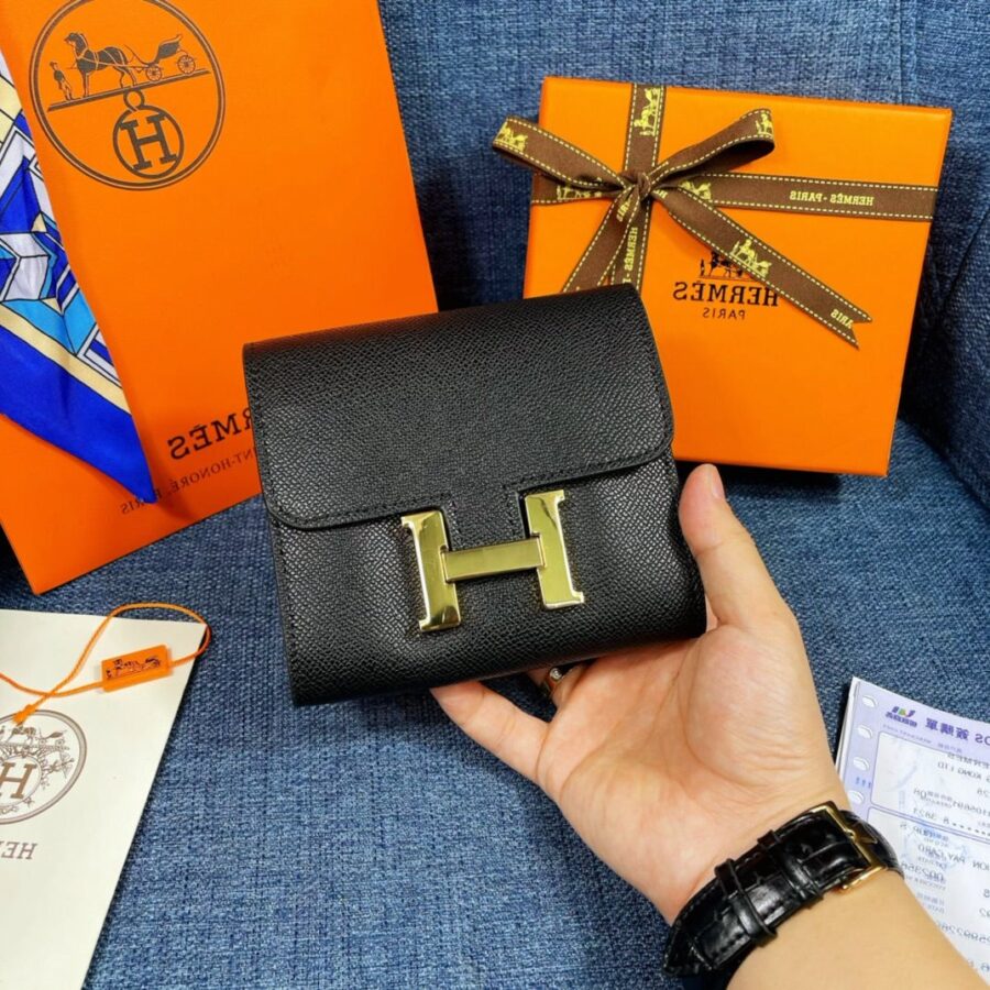 Hermes Constance gold bag – front view
