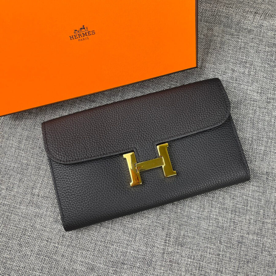 Hermes Constance gold bag – front view