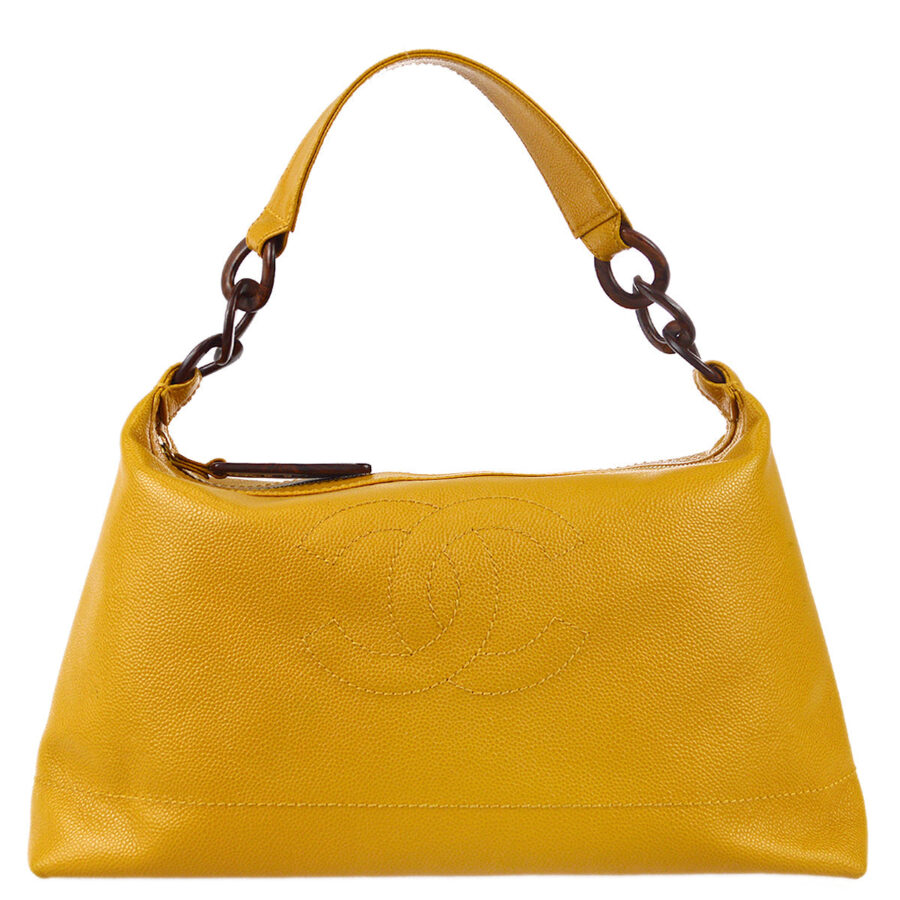 Chanel handbag beige – front view