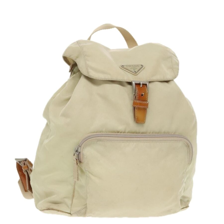Louis Vuitton Backpack silver bag – front view