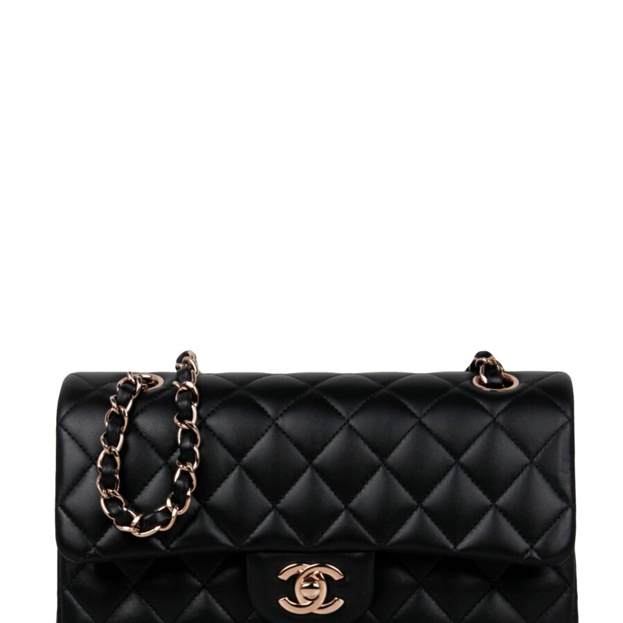 Chanel handbag black – front view