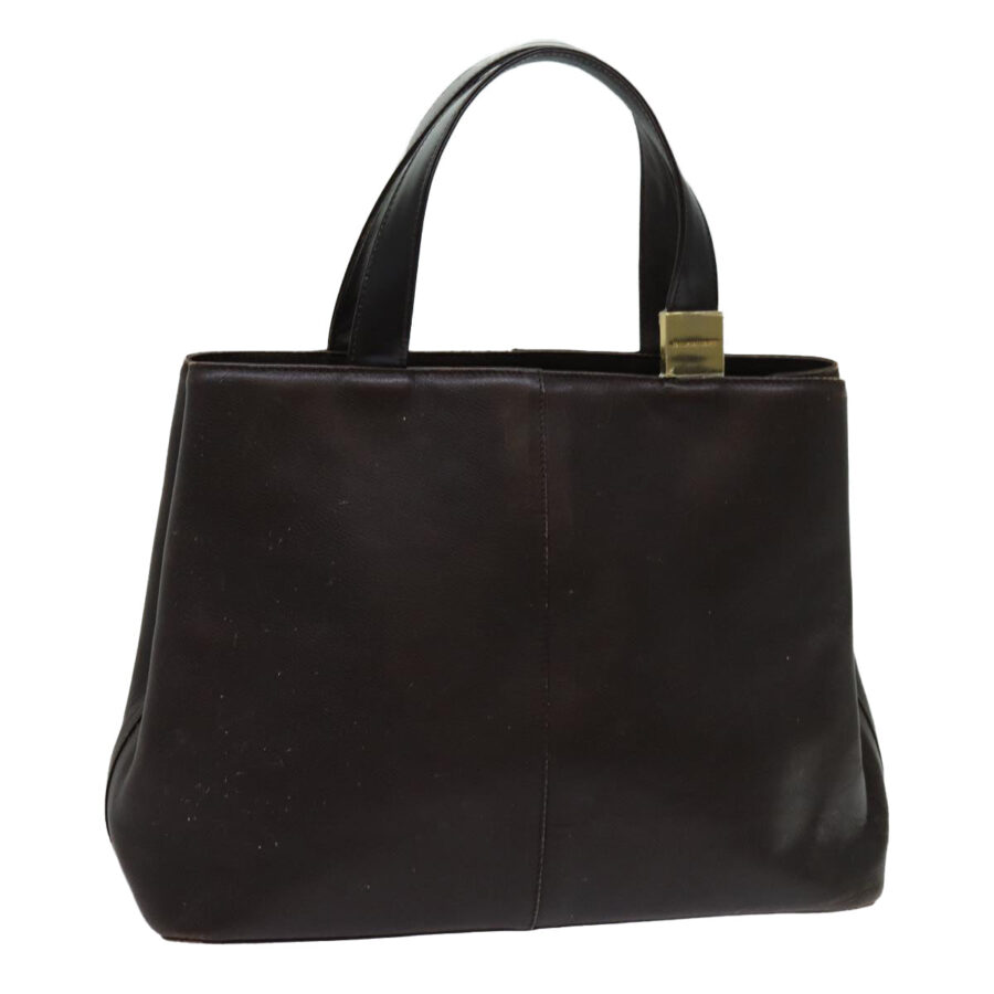 BURBERRY Hand Bag Leather Brown Auth 70203 | Studio Nafay