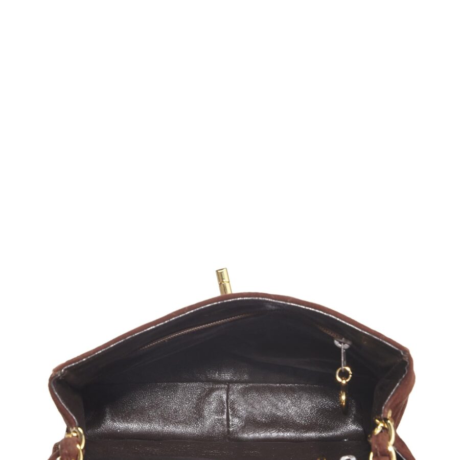 Chl, Brown Suede Crossbody, Brown | Studio Nafay