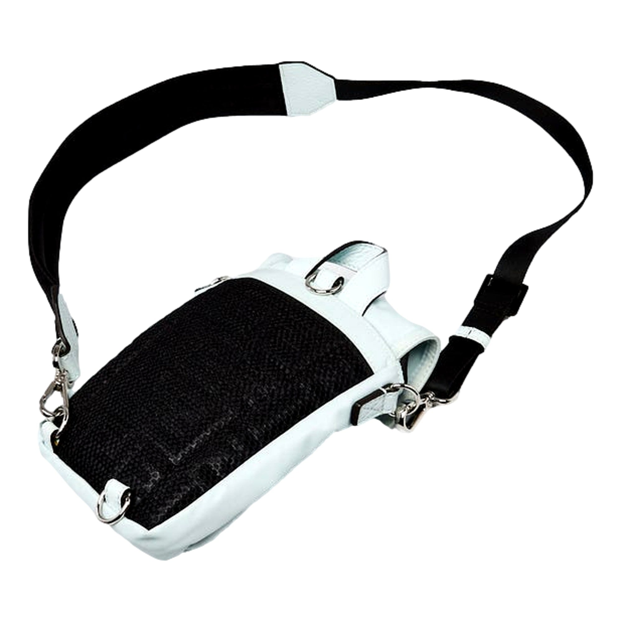 Fendi Fendiness Cyber أزرق Nylon Buckle ميني Backpack حقيبة كروس