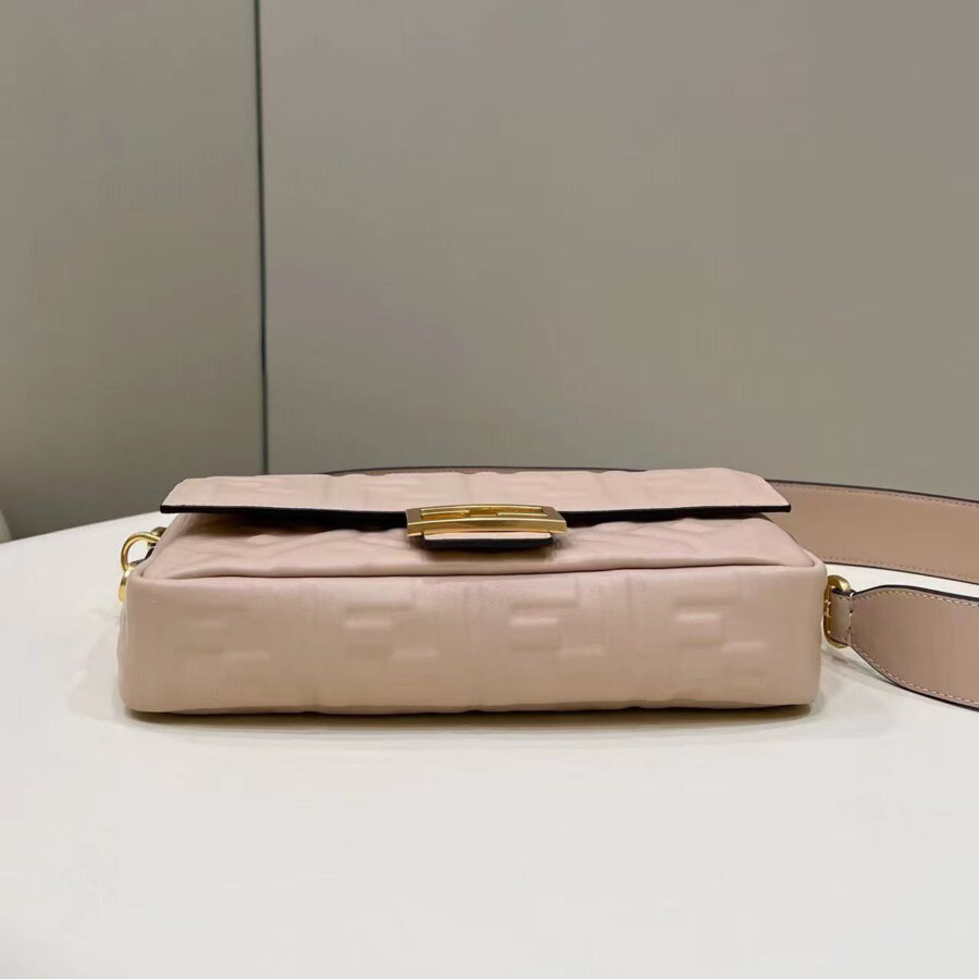 Fendi Baguette gold bag – front view
