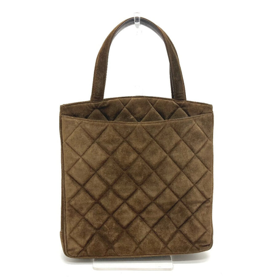 Chanel Tote brown bag – front view