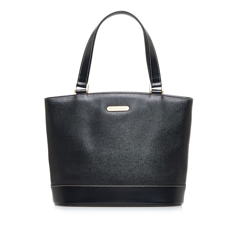 Burberry Leather Nova Check Shadow Horse Handbag | Studio Nafay